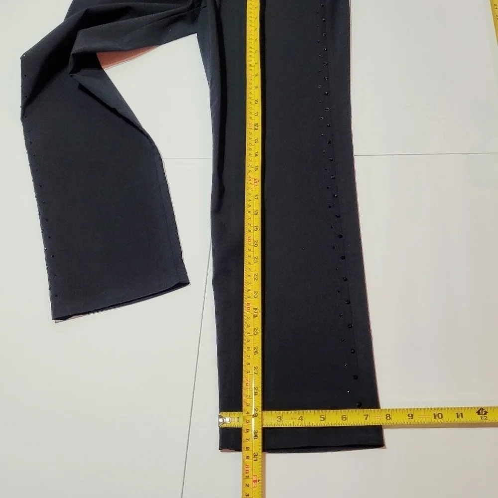 Style & Co. Black Pull on Leggins with Onyx Bling (L) - Picture 12 of 12